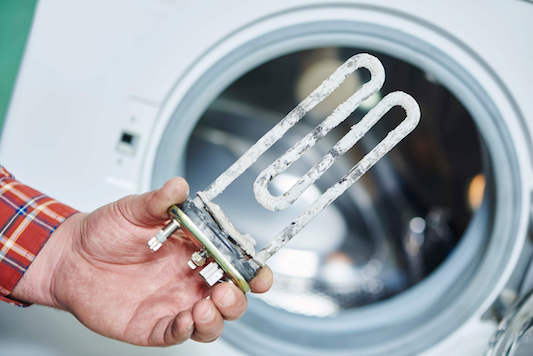 Washing machine limescale fault repair